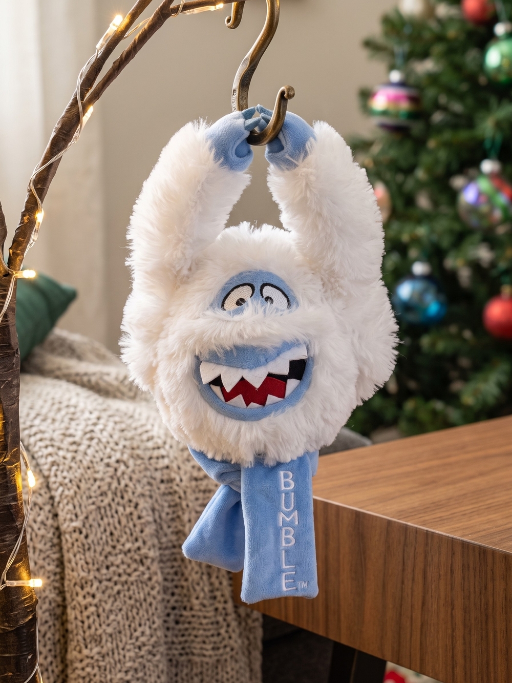 Rudolph Bumble Abominable Snow Monster Hanging Plush Kitschmas Retro Cozycore